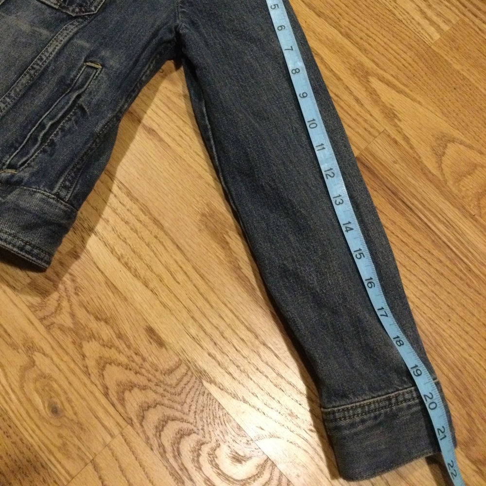 ♥️4XHP!♥️ Express | Cropped Classic Denim Jacket - Picture 13 of 14